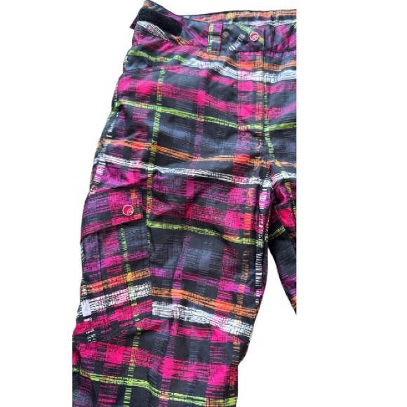 Jupa Ski & Snowboard Pants Multi-Colored Plaid Youth Size 16 - Picture 4 of 11